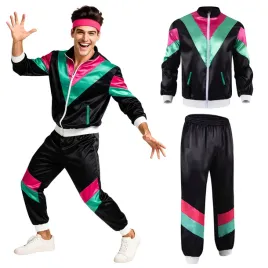 stroj-dres-lata-80-przebranie-retro-dresy-kostium-disco-bluza-vintage-xxl-meski-czarny-komplet-na-impreze-tematyczna-w-stylu-lat-70-i-90