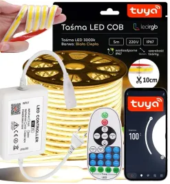 zestaw-tasma-led-cob-5m-230v-biala-ciepla-3000k-cieta-co-10cm-tuya-wifi-pasek-swietlny-ip67-45-w-do-dekoracji