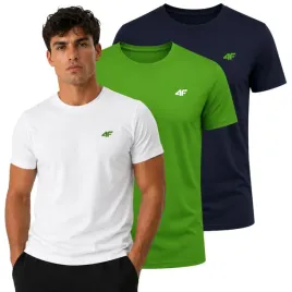 koszulki-meskie-4f-zestaw-komplet-3pak-t-shirty-sportowe-bawelniane-r-m-podkoszulki-z-okraglym-dekoltem-wielokolorowe