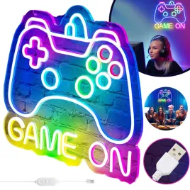 neon-duzy-lampka-nocna-led-na-sciane-pad-gamepad-sciemniacz-usb-pleksi-dekoracja-gamingowa-do-pokoju-gracza-wielokolorowe-podswietlenie
