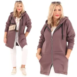 bluza-damska-rozpinana-ocieplana-bawelniana-polski-producent-duze-rozmiary-z-kapturem-brazowa-bez-wzoru-rozmiar-44