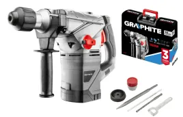 mlot-udarowy-sds-plus-sieciowe-graphite-45-j-1500-w-230-v-mlotowiertarka-do-betonu-kucia-i-wiercenia-waga-6-kg