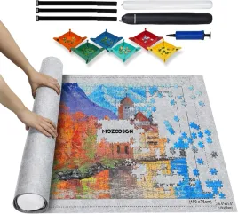 mata-do-puzzli-118-x-80-cm-szara-filcowa-z-6-sortownikami