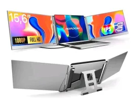 potrojny-monitor-przenosny-do-pracy-z-laptopem-roadom-aluminium-fhd-156