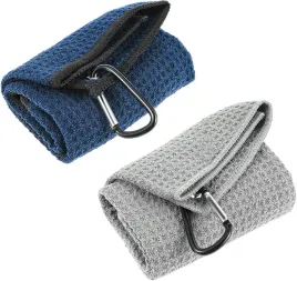 recznik-golfowy-2-sztuki-30x30cm-wafel-mikrofibra-chlonny-zestaw-szary-niebieski