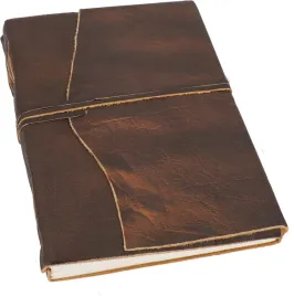 pamietnik-a4-skorzany-brazowy-220-stron-vintage