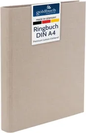 segregator-a4-bezowy-plotno-4-pierscienie-32-x-27-5-x-4-5-cm