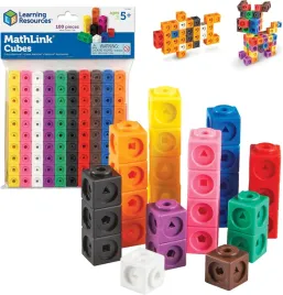 learning-resources-mathlink-kostki-100-szt-zestaw-do-nauki-matematyki