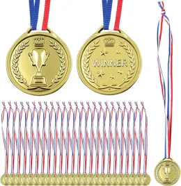 zlote-medale-plastikowe-dla-dzieci-z-wstazkami-100-sztuk