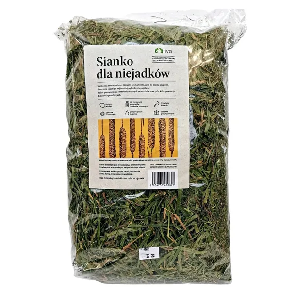 TIVO Sianko dla niejadków 1kg siano dla królika i świnki morskiej