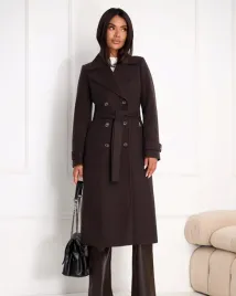 zartex-plaszcz-damski-klasyczny-dwurzedowy-london-czekoladowy-aw26-r-44-do-polowy-lydki-brazowy-welna