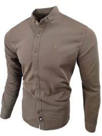 koszula-meska-brazowa-ze-stojka-na-napy-paul-star-3608-roz-xxl-2xl-45-46-brazowy-bawelna