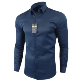 koszula-meska-strukturalna-lavier-granat-elegancka-slim-fit-bawelna-m-niebieski