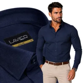 lavier-koszula-meska-granat-oxford-bawelniana-slim-casual-dlugi-rekaw-r-s-niebieski-bawelna
