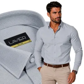 lavier-koszula-meska-szara-oxford-bawelniana-slim-casual-dlugi-rekaw-r-m-szary-bawelna