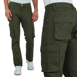 spodnie-bojowki-meskie-zielone-oliwkowe-khaki-cargo-regular-fit-w42-l32-rozmiar-42-32-zielony-bawelna