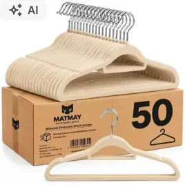 50szt-wieszaki-welurowe-na-ubrania-odziez-do-szafy-aksamit-premium-bezowe