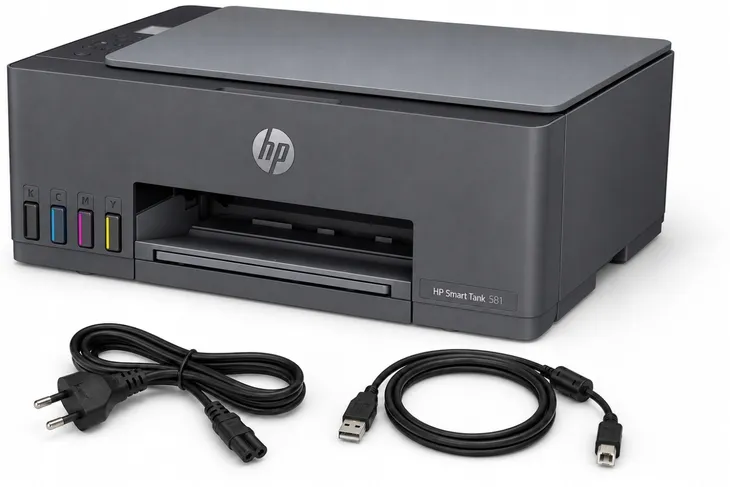 Drukarka HP Smart Tank 581 Wi-Fi kolorowa zatankowana skaner kopiarka