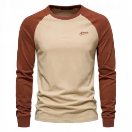 bluzka-meska-longsleeve-bezowo-ceglasta-casual-bawelniana-z-dlugim-rekawem-xl-bezowy-bawelna-mezczyzna