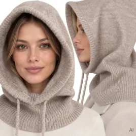 balaclava-damska-bezowa-kaptur-z-kominem-wiazana-miekka-dzianinowa-na-zime-bezowy-kobieta