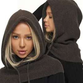balaclava-damska-brazowa-kaptur-z-kominem-wiazana-miekka-dzianinowa-na-zime-brazowy-kobieta