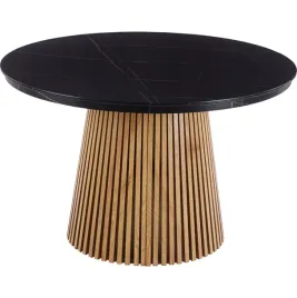 okragly-stol-rozkladany-do-200-cm-st30-fx-w-kolorze-czarny-marmur-dab