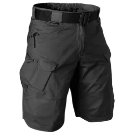 meskie-szorty-taktyczne-z-kieszeniami-cargo-outdoor-wojskowe-trekkingowe-bojowki-przed-kolano-czarny-bawelna