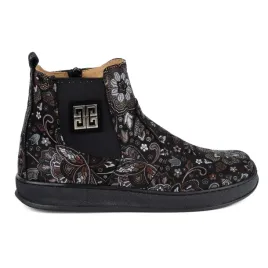 buty-botki-damskie-zimowe-barefoot-skorzane-b19-brazowe-kwiaty