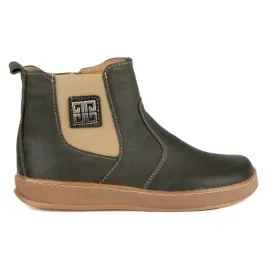 buty-botki-damskie-zimowe-barefoot-skorzane-b19-zielone