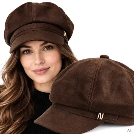 kaszkiet-damski-beret-zamszowy-baker-czapka-z-daszkiem-czekoladowy-brazowy-kobieta