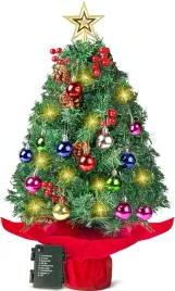 joiedomi-mala-choinka-61cm-z-cieplymi-swiatelkami-led-i-ozdobami