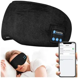 opaska-na-oczy-do-spania-zaciemniajaca-sluchania-muzyki-bluetooth-podrozna-czarny-poliester-uniseks
