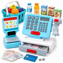 kasa-zabawkowa-interaktywna-dla-dzieci-skaner-lcd-koszyk-waga-dzwieki-17-cm