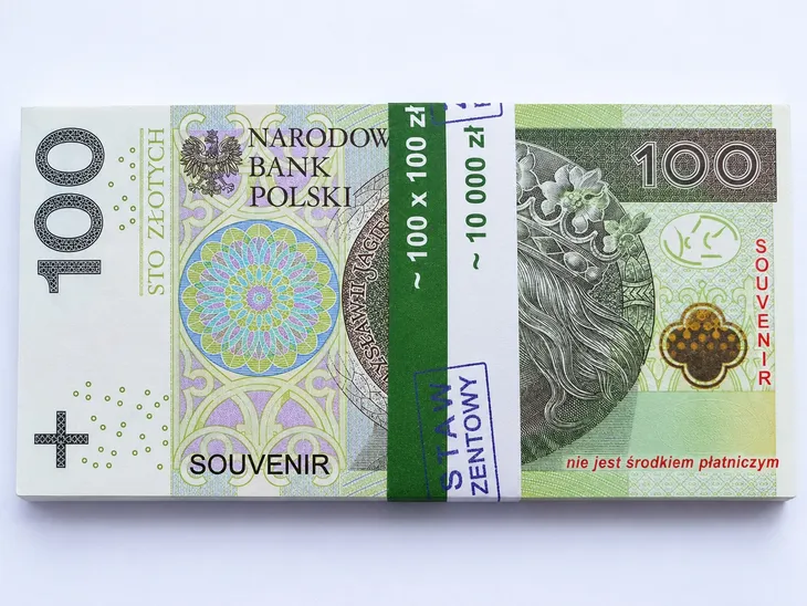 100 złotych banknoty do zabawy i nauki plik 100szt+GRATIS