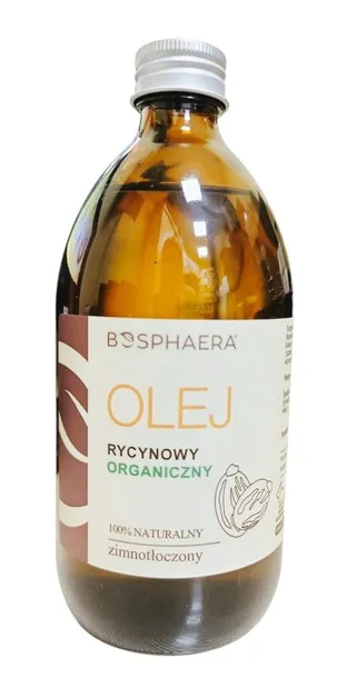 BOSPHAERA Olej Rycynowy Organiczny (500 ml)