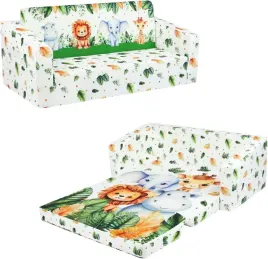 skladana-sofa-dziecieca-2w1-decalsweet-motyw-zwierzeta