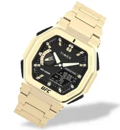 zloty-zegarek-meski-na-bransolecie-timex-tw2v84500-shock-ufc-wr100-grawer