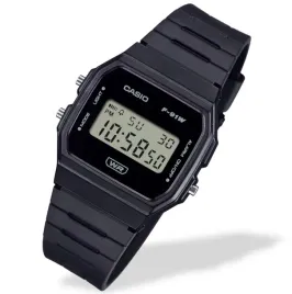 czarny-mlodziezowy-zegarek-na-pasku-casio-vintage-f-91wb-grawer-gratis