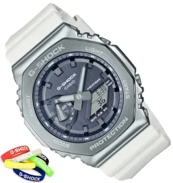 zegarek-meski-na-bialym-pasku-casio-g-shock-steel-gm-2100ws-gratis