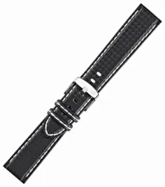 czarny-pasek-do-zegarka-morellato-carbon-22-mm-wodoodporny-karbonowy-22mm