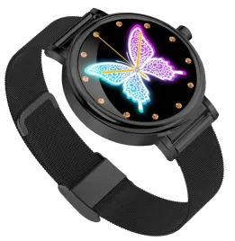 smartwatch-damski-na-stalowej-bransolecie-mesh-rubicon-rnbe64-czarny