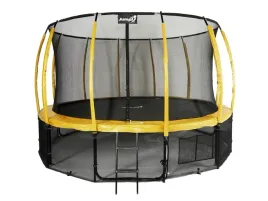 trampolina-ogrodowa-jumpi-487cm-maxy-comfort-plus-zolta-z-wewnetrzna-siatka