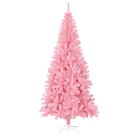 sztuczna-choinka-rozowa-ze-stojakiem-vidaxl-180-cm-564-galazki-pvc