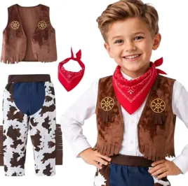 stroj-kowboj-dla-chlopca-western-kamizelka-spodnie-bandana-zestaw-110-116