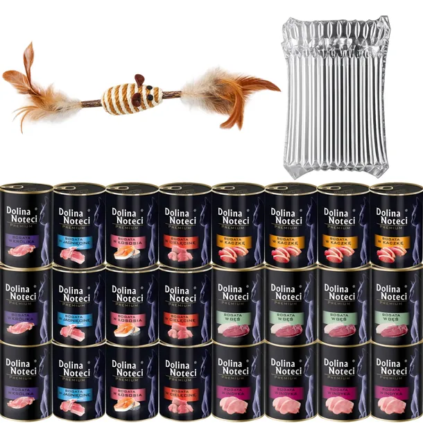 Dolina Noteci Premium karma mokra dla kota 24x400 g mix smaków bezzbożowa