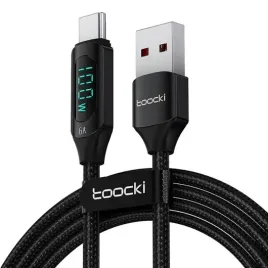 toocki-kabel-usb-a-do-usb-c-100w-pd-6a-qc-lcd-2-m-do-huawei-xiaomi-samsung-wzor