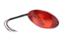 lampa-tyl-chrom-czerwony-klosz