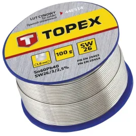 topex-lut-cynowy-60percent-sn-drut-1-0mm-100g-topnik-spoiwo-lutownicze-44e514