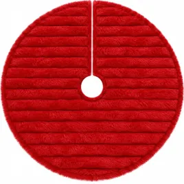 spodnica-pod-choinke-90-cm-czerwona-pluszowa-z-puszystym-futerkiem
