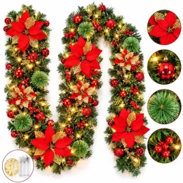 girlanda-swiateczna-led-270-cm-30-led-czerwona-bombki-na-schody-kominek